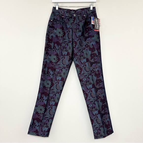 Vintage Roughrider by Circle T Deadstock Floral Retro Style Jeans